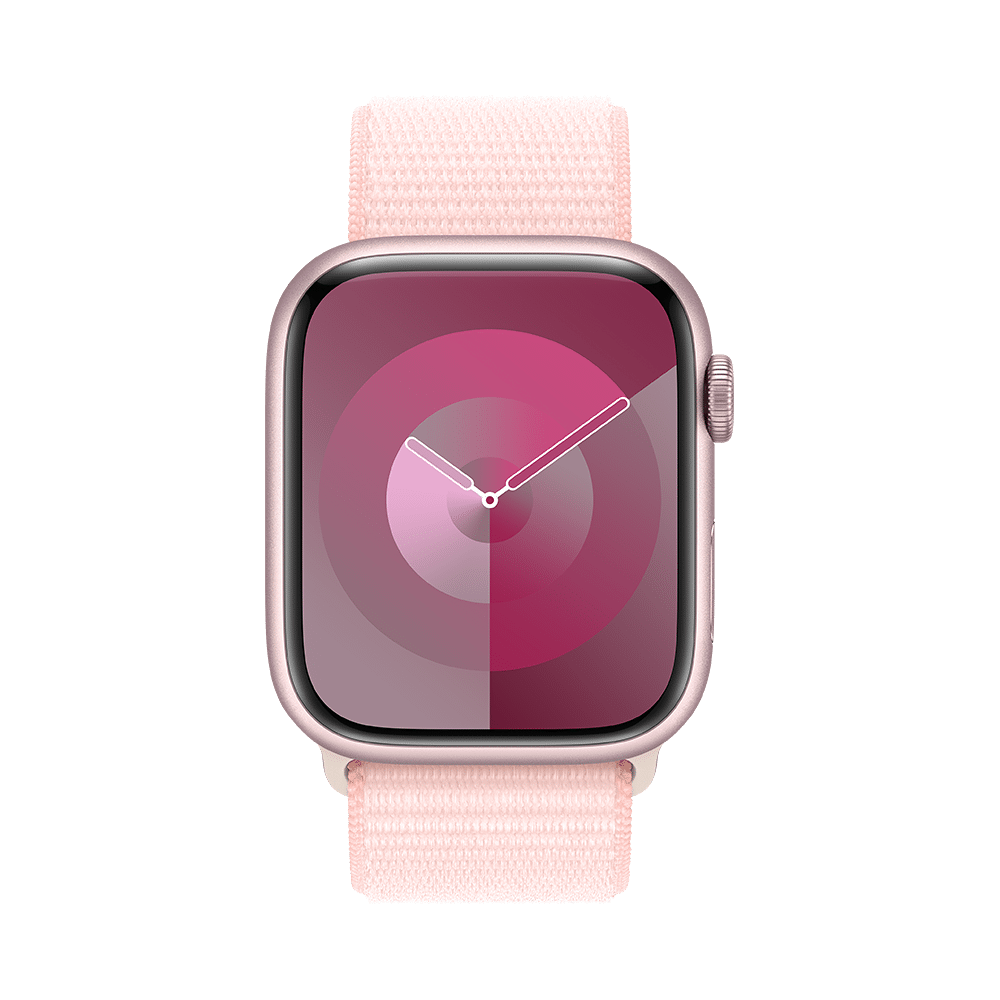 Apple Watch Series 9 GPS 45mm kast van roze aluminium